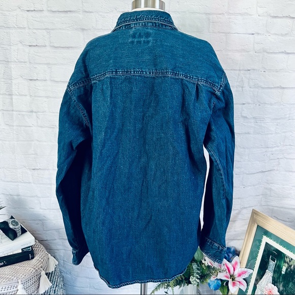 Vintage Menβs Denim Columbia Shirt - Picture 7 of 13